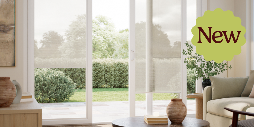 Sliding door blinds